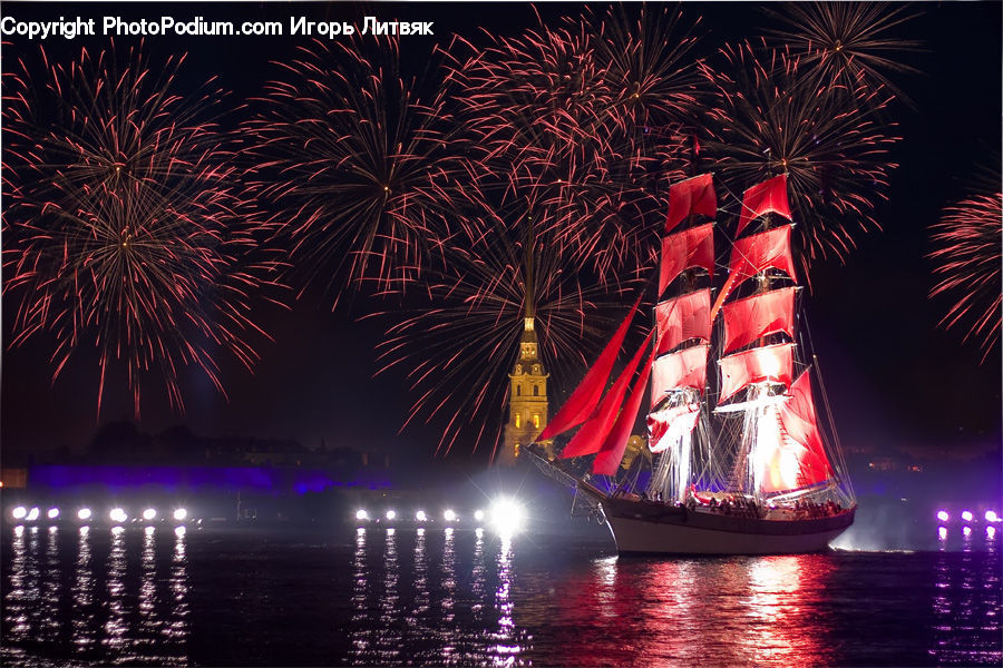 Fireworks, Night