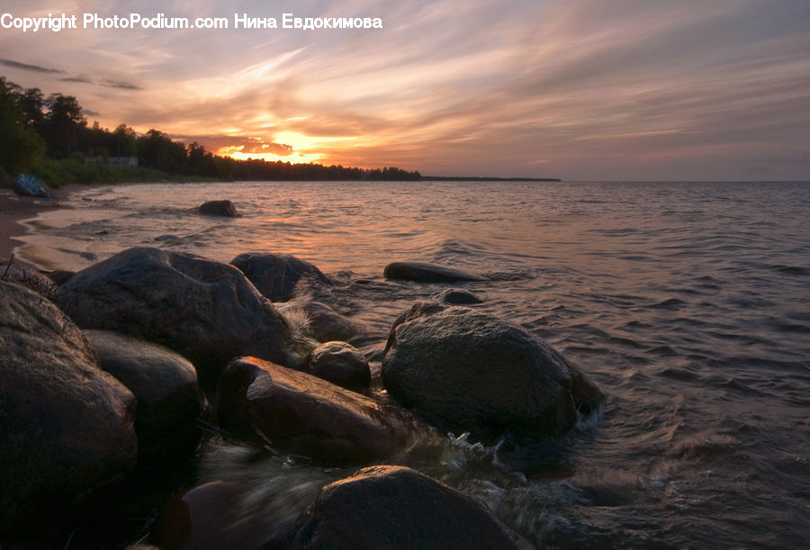 Rock, Ocean, Outdoors, Sea, Water, Coast, Beach