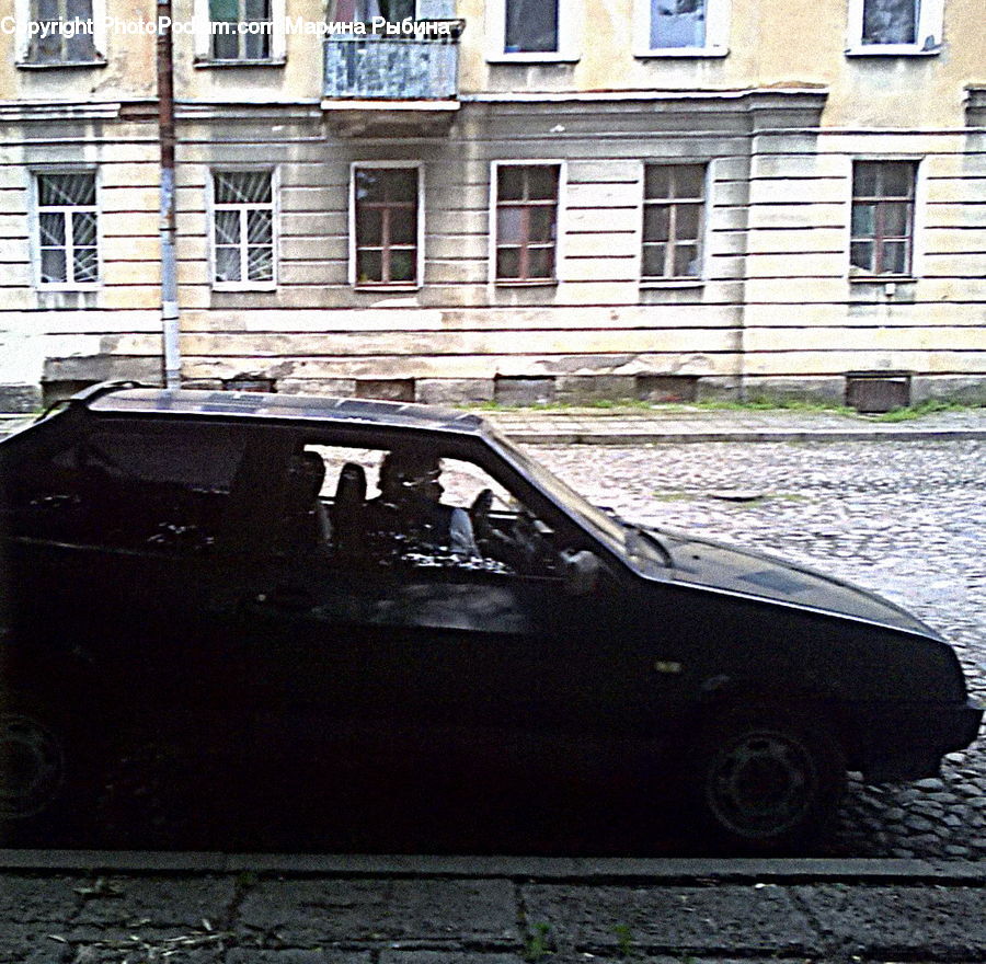 Automobile, Car, Sedan, Vehicle, Caravan, Van, Cab