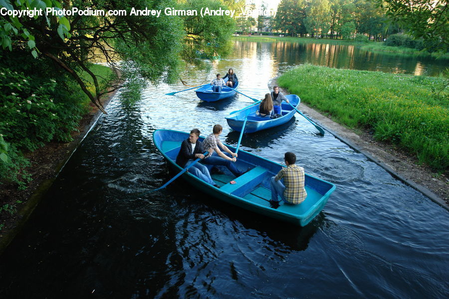 Canal, Outdoors, River, Water, Boat, Canoe, Rowboat