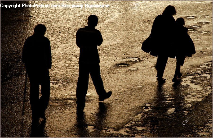Human, People, Person, Silhouette, Hand, Holding Hands, Dirt Road