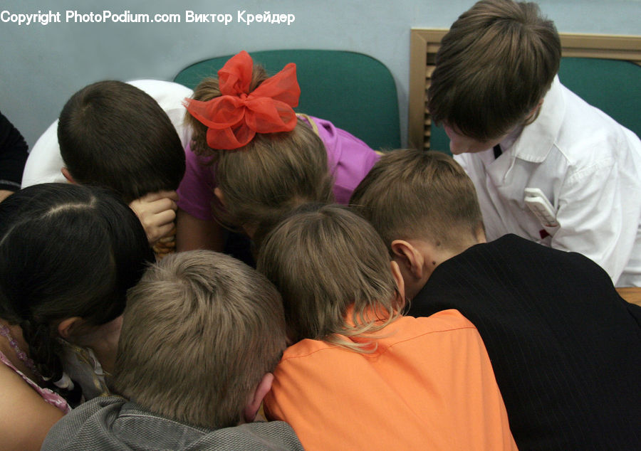 People, Person, Human, Braid, Hair, Ponytail, Huddle