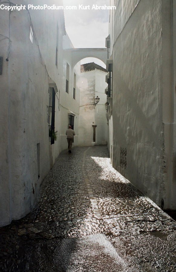 Alley, Alleyway, Road, Street, Town, Cobblestone, Pavement