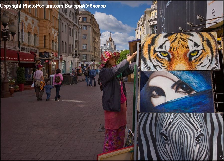 People, Person, Human, Clown, Performer, Bazaar, Market