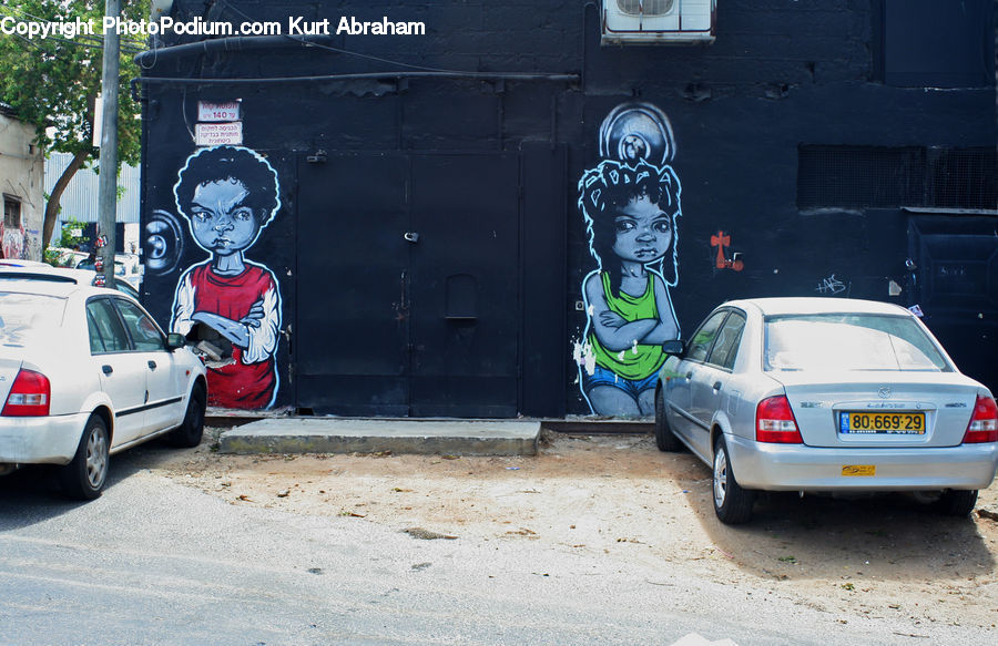 People, Person, Human, Automobile, Car, Vehicle, Art