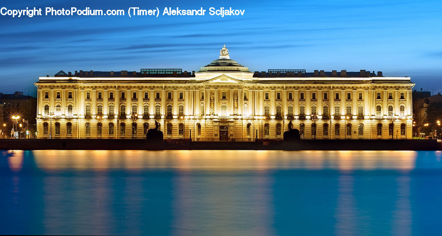 Architecture, Castle, Mansion, Palace, Building, Column, Parthenon