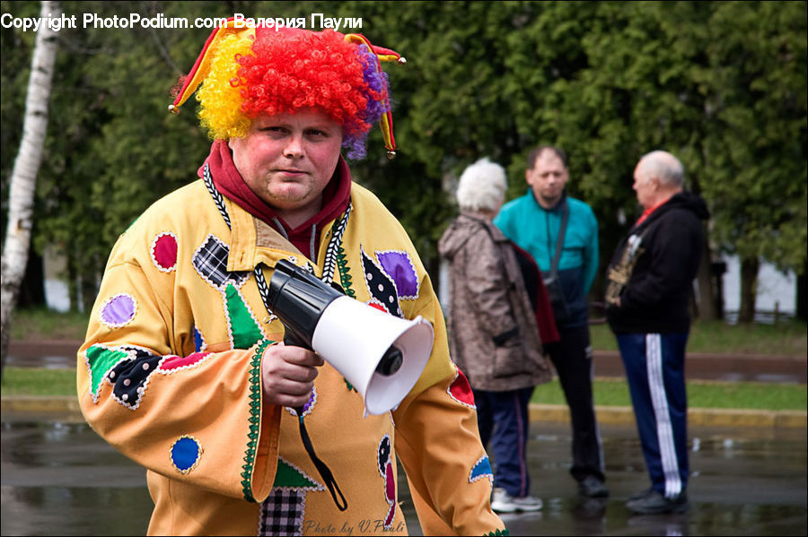 Person, Human, People, Clown, Performer, Leisure Activities, Walking