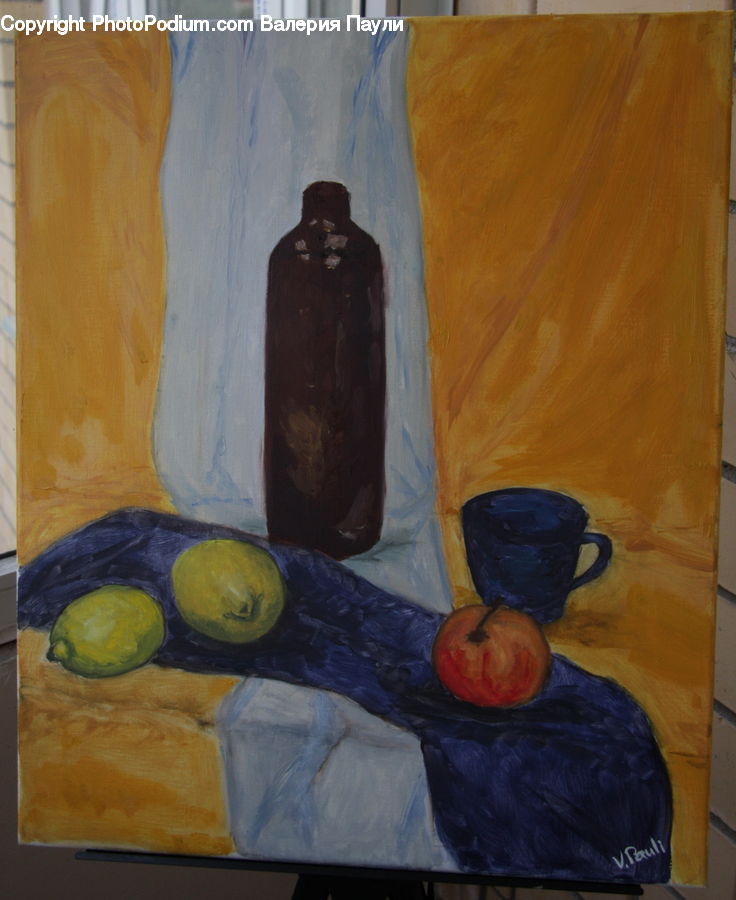 Art, Painting, Still Life, People, Person, Human, Bowl