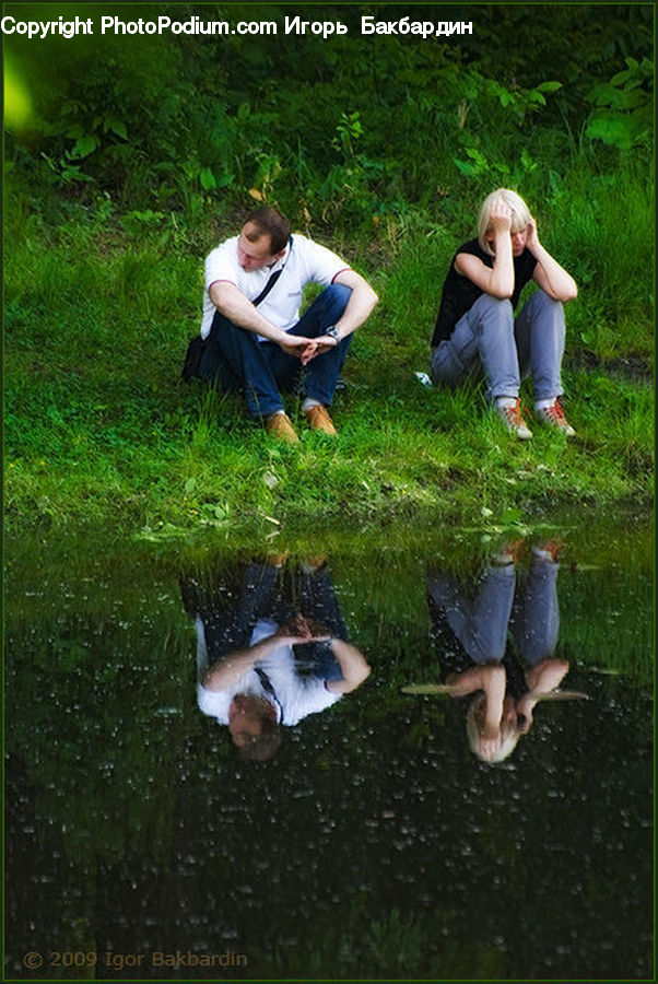 Human, People, Person, Fish, Sea Life, Trout, Barefoot