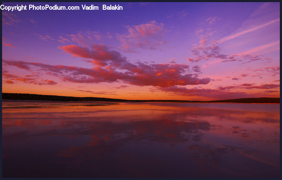 Dawn, Dusk, Red Sky, Sky, Sunrise, Sunset, Outdoors