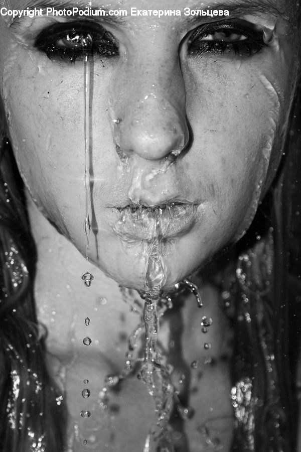 Person, Portrait, Selfie, Water, Female, Alley, Alleyway