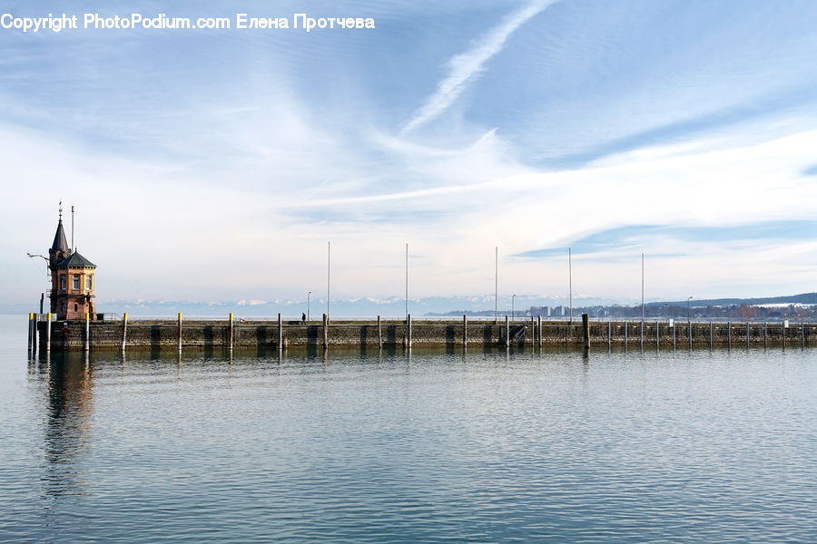 Coast, Outdoors, Sea, Water, Cabin, Hut, Rural