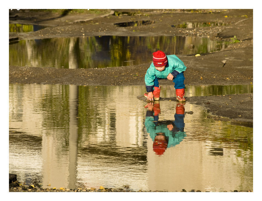 People, Person, Human, Puddle