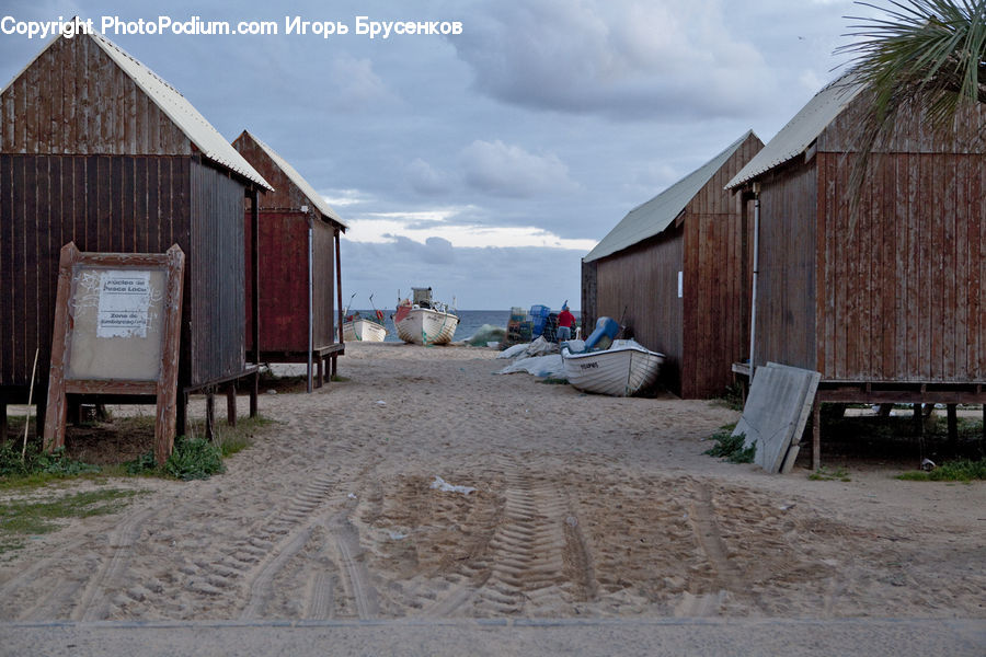 Building, Hut, Shelter, Plaque, Cabin, Rural, Shack
