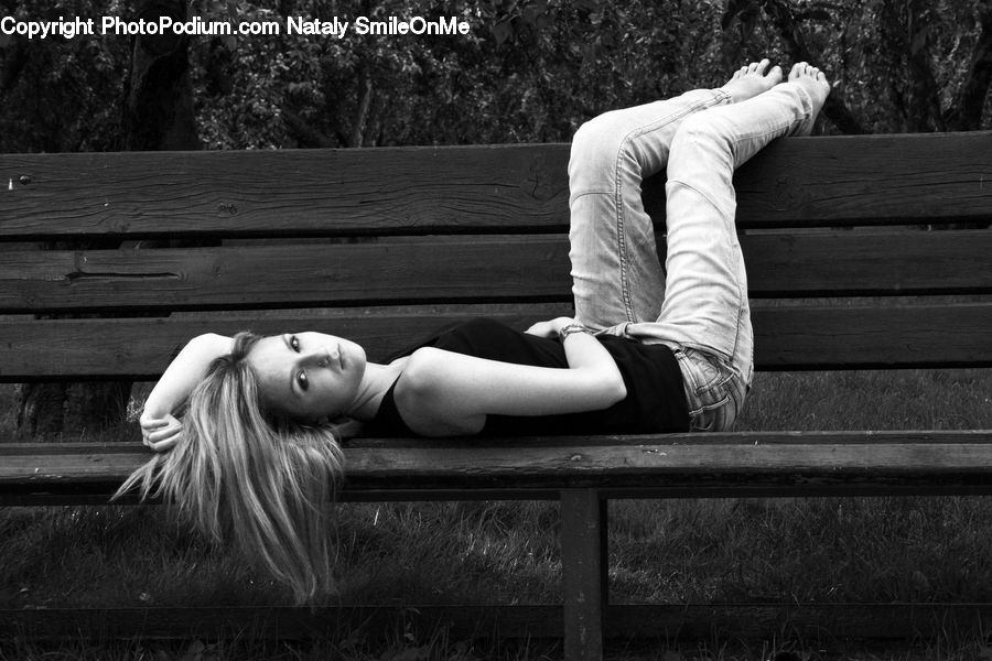 People, Person, Human, Bench