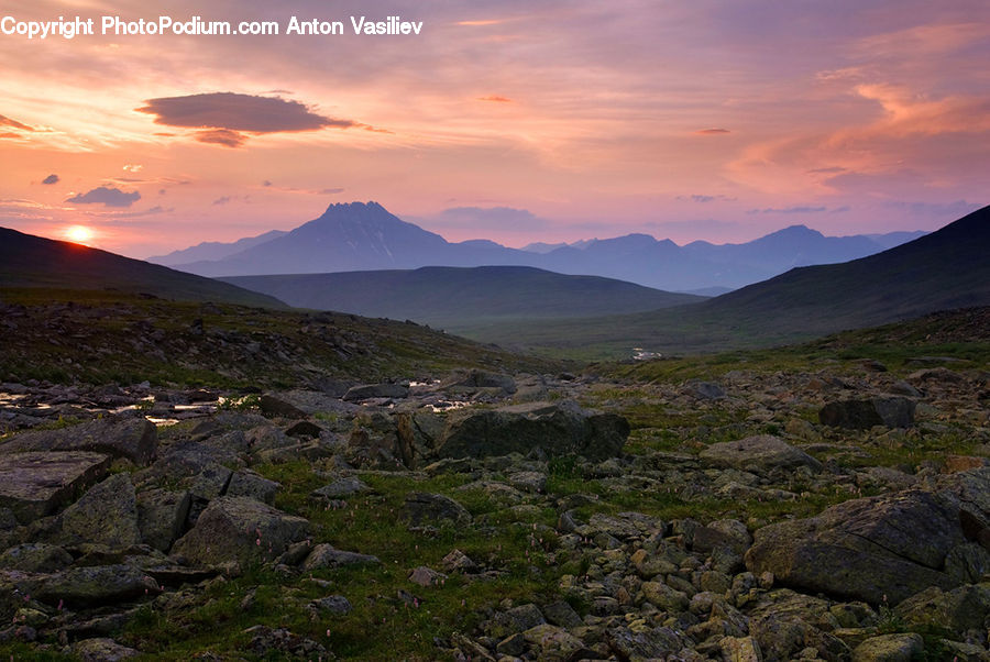 Dawn, Dusk, Sky, Sunrise, Sunset, Basin, Outdoors