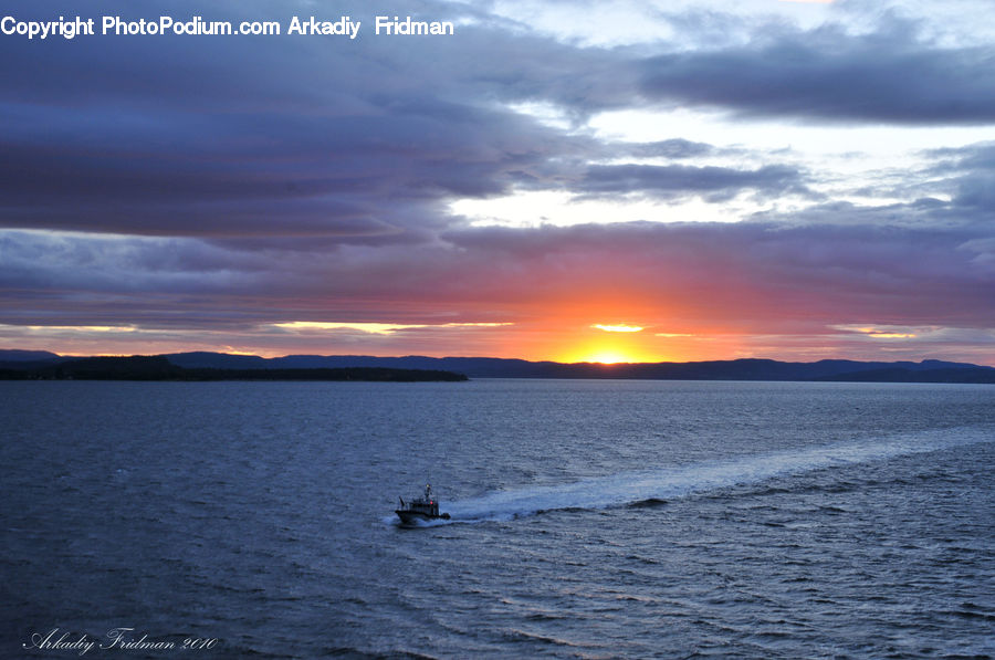 Dusk, Outdoors, Sky, Sunlight, Sunrise, Sunset, Ocean