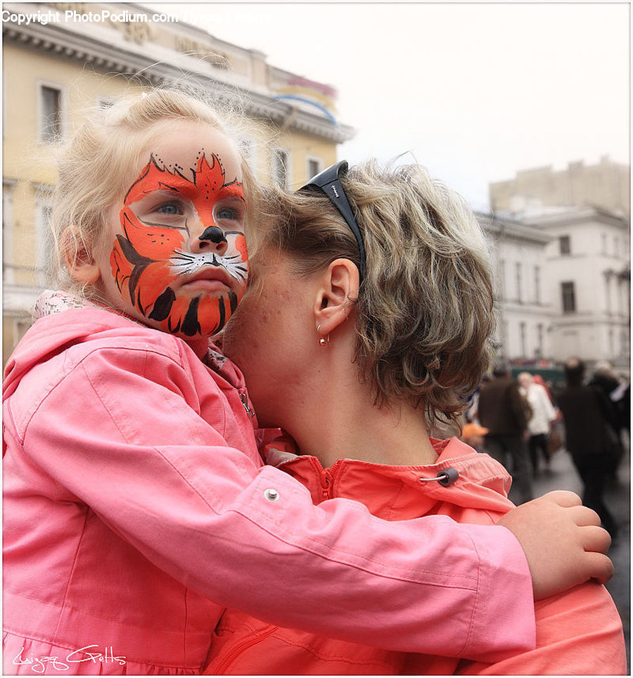People, Person, Human, Clown, Performer, Hug, Kiss