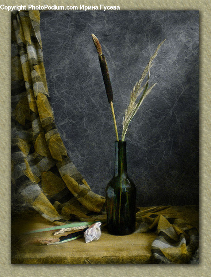 Jar, Porcelain, Vase, Art, Modern Art, Flower Arrangement, Ikebana