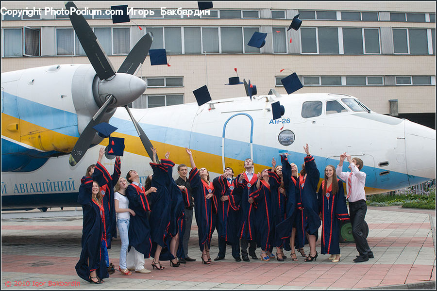People, Person, Human, Aircraft, Airplane, Boardwalk, Path