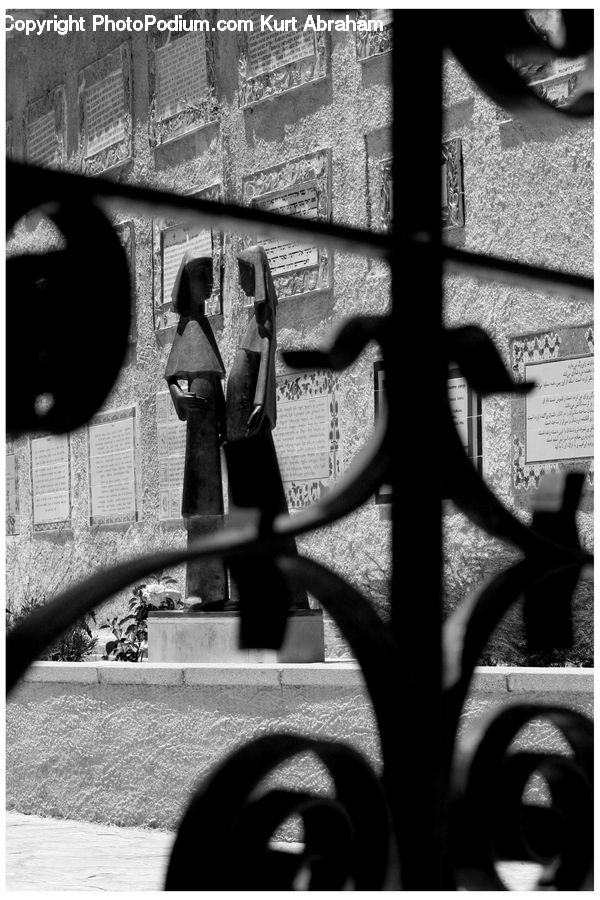 People, Person, Human, Brick, Head, Portrait, Silhouette