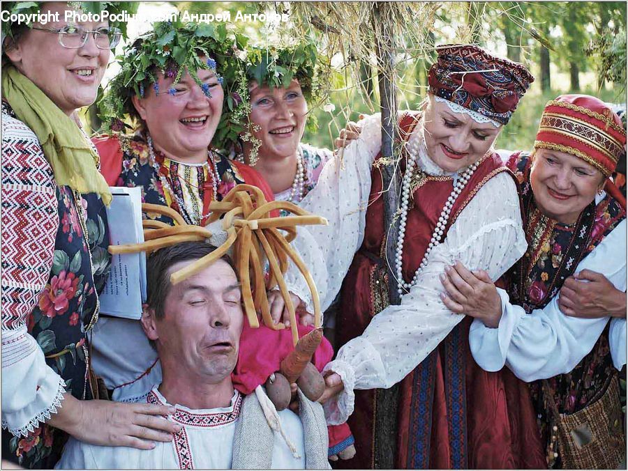 People, Person, Human, Plant, Potted Plant, Tribe, Carnival