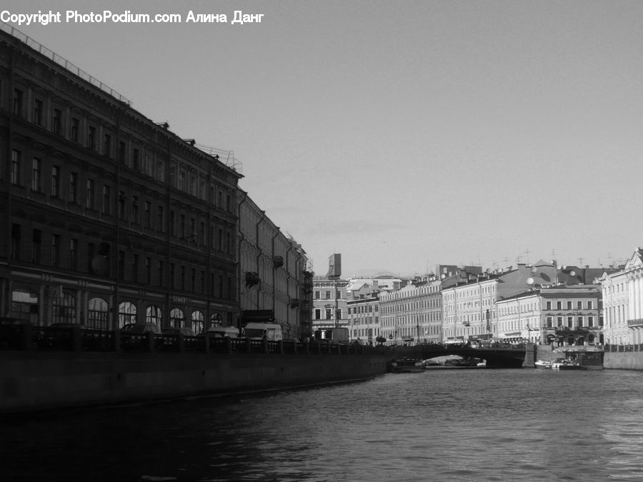 Canal, Outdoors, River, Water, City, Downtown, Urban