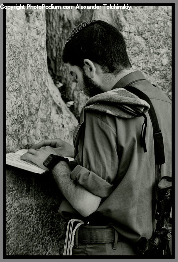 People, Person, Human, Reading, Backpack, Bag, Boot