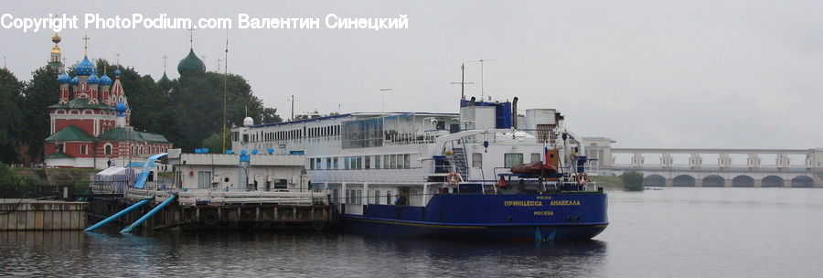 Cruise Ship, Ferry, Freighter, Ship, Tanker, Vessel, Architecture