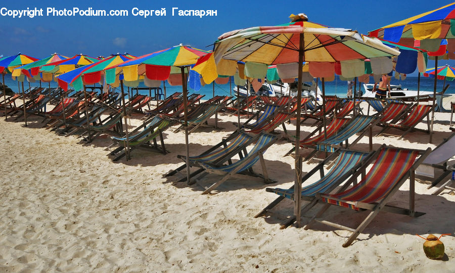 Beach, Coast, Outdoors, Sea, Water, Chair, Furniture