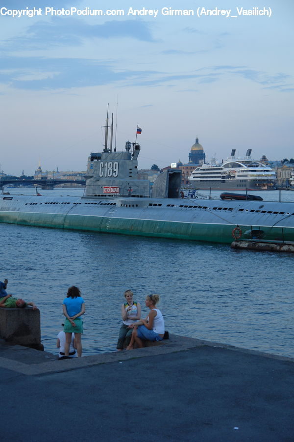 People, Person, Human, Submarine, Cruise Ship, Ferry, Freighter