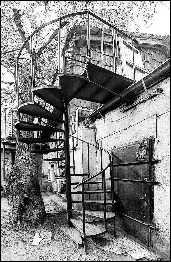 Art, Sculpture, Statue, Chair, Furniture, Plant, Tree