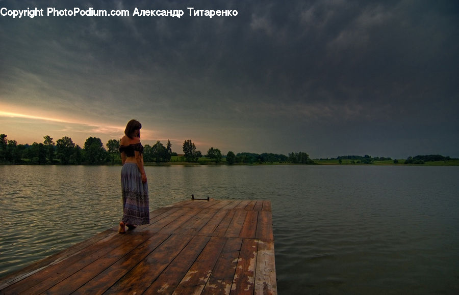 Lake, Outdoors, Water, Dock, Landing, Pier, Leisure Activities