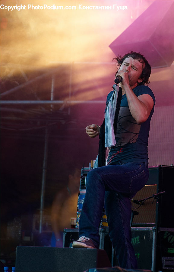 People, Person, Human, Performer, Clothing, Denim, Jeans