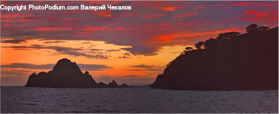 Dawn, Dusk, Sky, Sunrise, Sunset, Red Sky, Outdoors