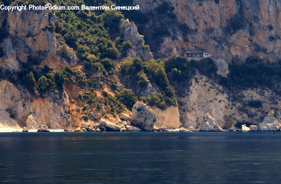 Cliff, Outdoors, Coast, Sea, Water, Landscape, Nature