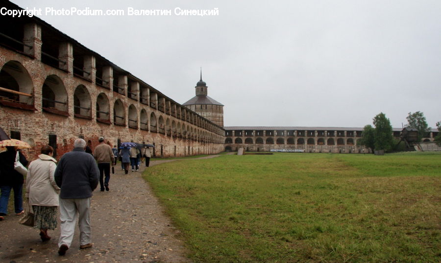 People, Person, Human, Castle, Fort, Leisure Activities, Walking