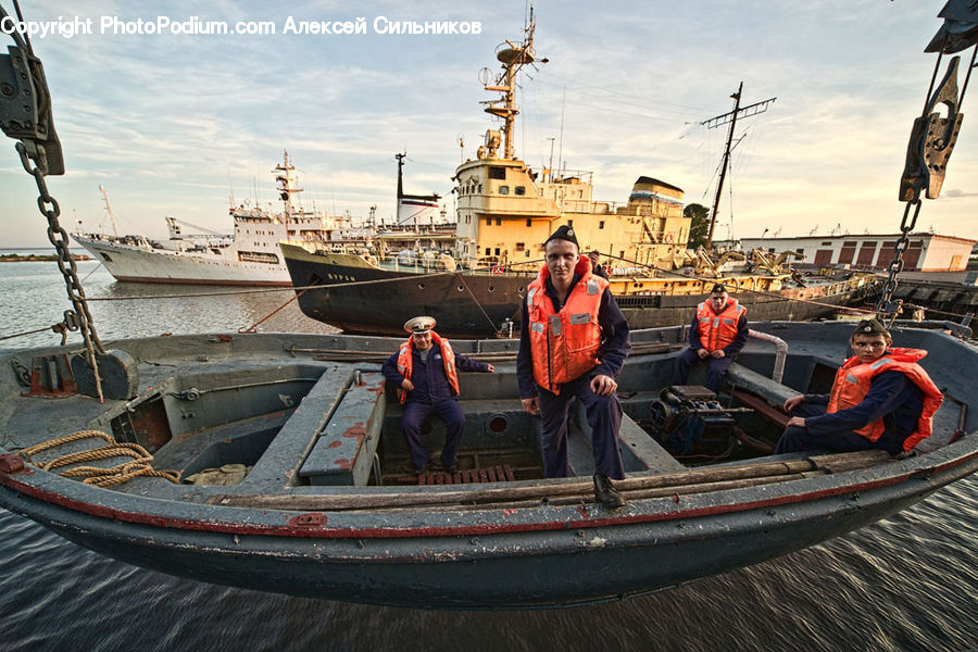 People, Person, Human, Coast Guard, Boat, Watercraft, Dinghy