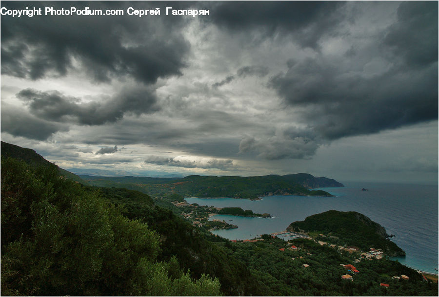 Coast, Land, Peninsula, Sea, Azure Sky, Cloud, Outdoors