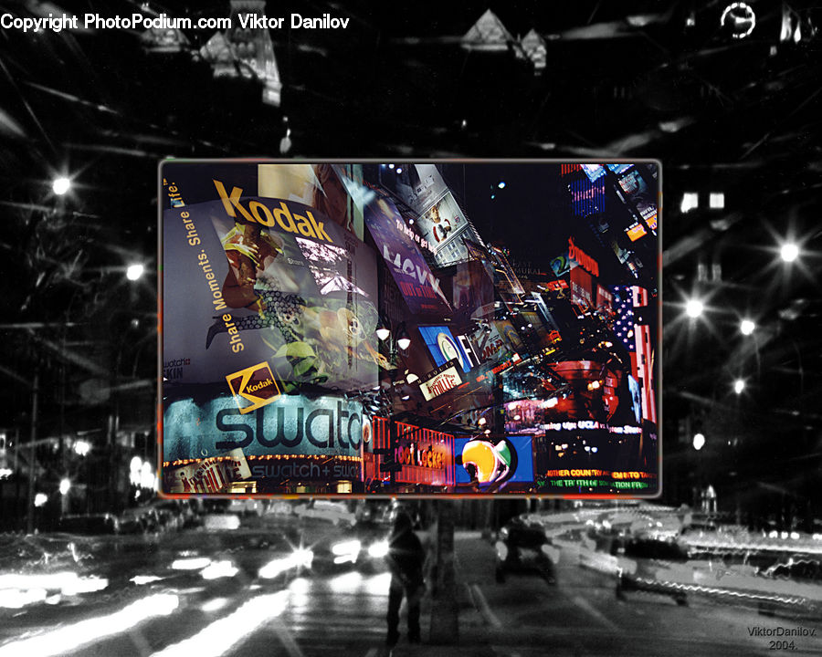 Billboard, Scoreboard, Lighting, Astronomy, Outer Space, Space, Universe