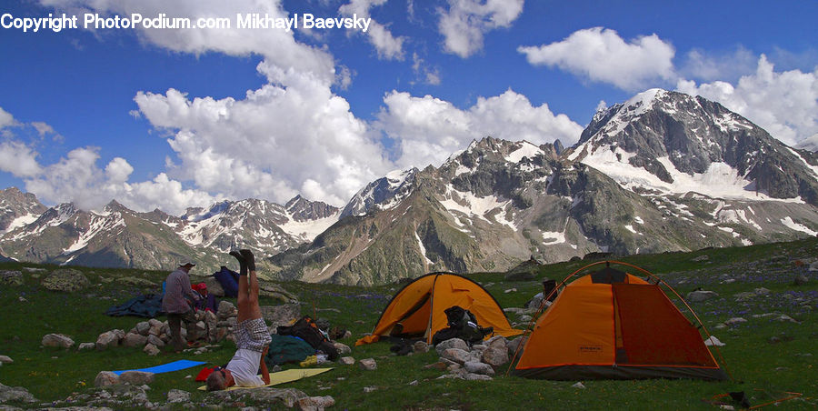 Camping, Tent, Mountain Tent, Outdoors, Hiking, Leisure Activities, Rock