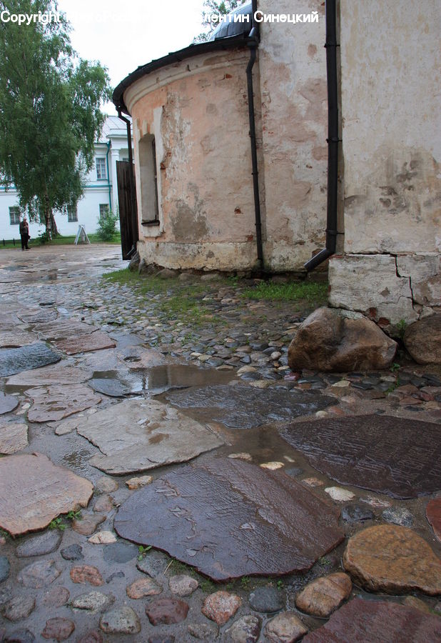 Flagstone, Rock, Boardwalk, Path, Pavement, Sidewalk, Walkway
