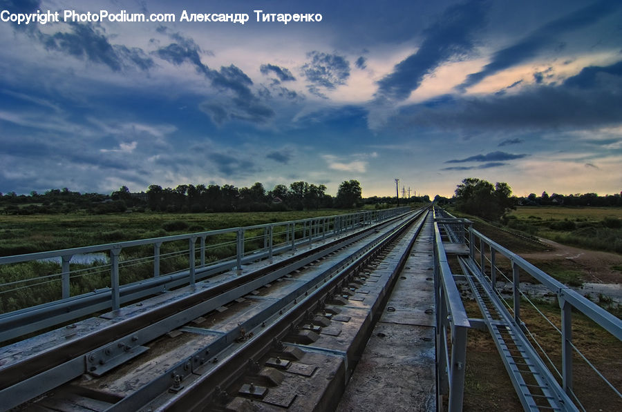 Rail, Train Track, Freeway, Road