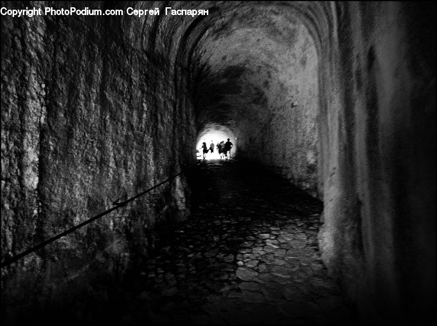 Tunnel, Alley, Alleyway, Road, Street