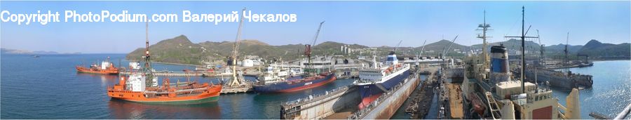 Dock, Landing, Pier, Port, Waterfront, Harbor, Freighter