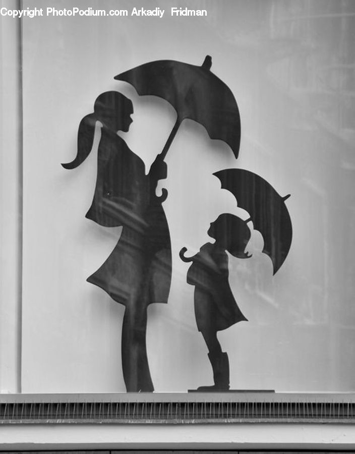 Silhouette, Art, Sculpture, Statue, Flyer, Poster, City