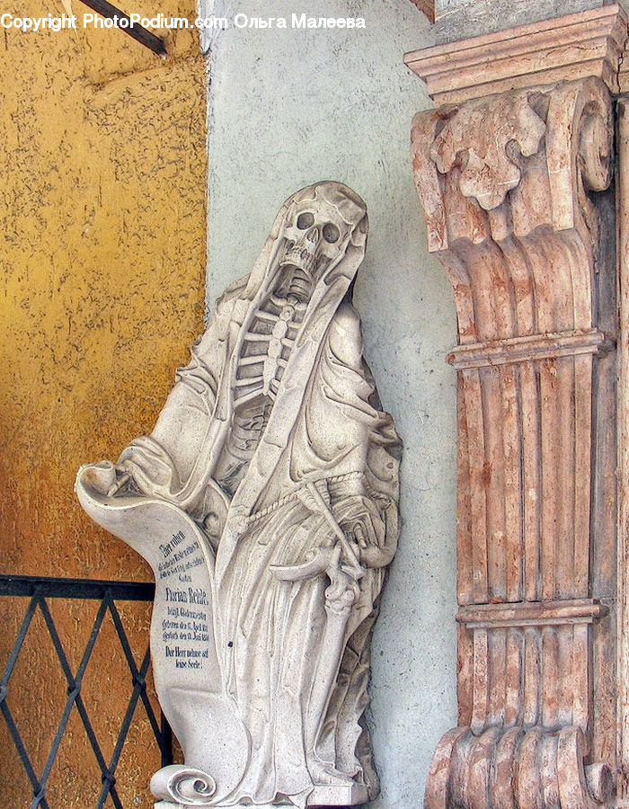Art, Gargoyle, Statue, Running Shoe, Shoe, Sneaker, Footwear