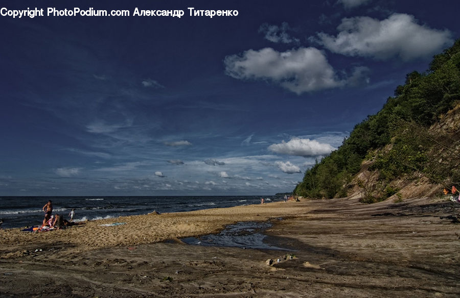Beach, Coast, Outdoors, Sea, Water, Dirt Road, Gravel
