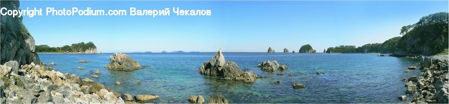 Coast, Outdoors, Sea, Water, Cove, Rock, Beach