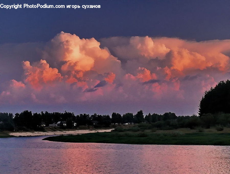 Cloud, Cumulus, Sky, Azure Sky, Outdoors, Storm, Thunderstorm